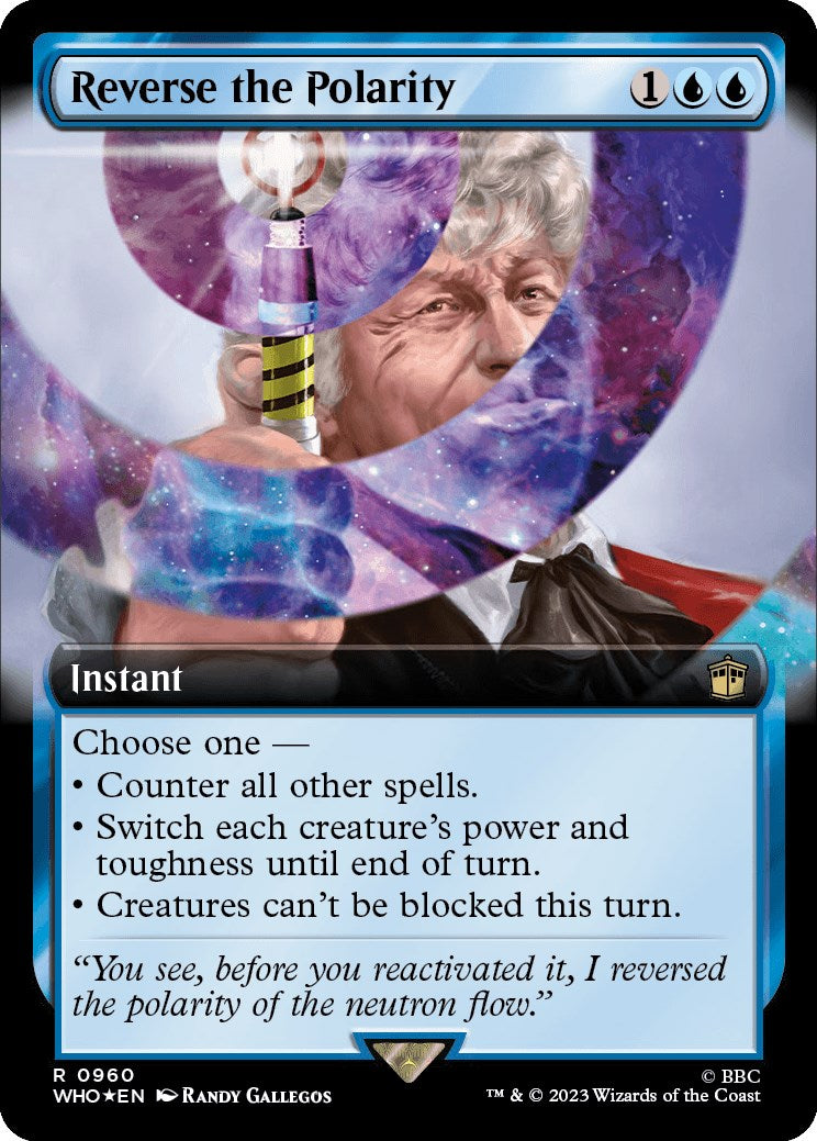Reverse the Polarity (Extended Art) (Surge Foil) [Doctor Who] | Jomio and Rueliete's Cards and Comics