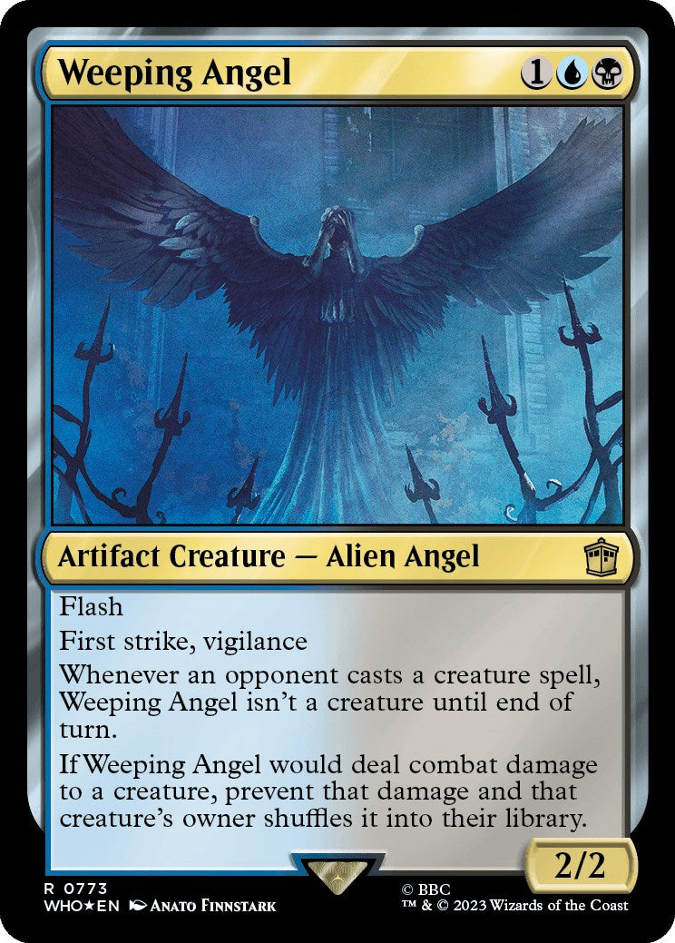 Weeping Angel (Surge Foil) [Doctor Who] | Jomio and Rueliete's Cards and Comics