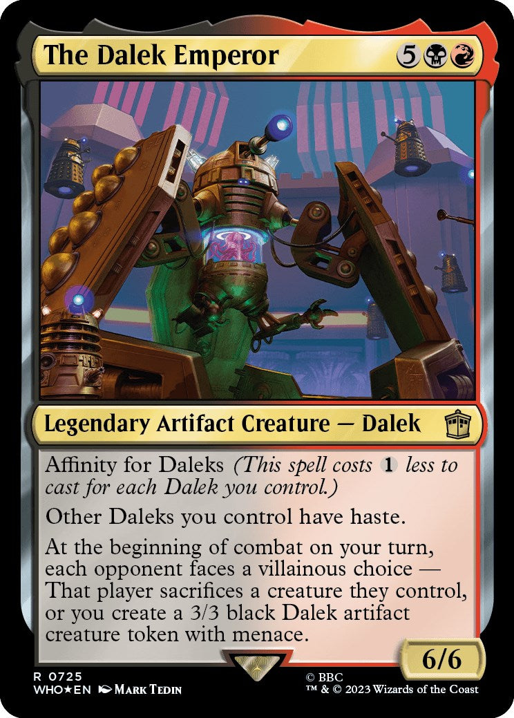 The Dalek Emperor (Surge Foil) [Doctor Who] | Jomio and Rueliete's Cards and Comics