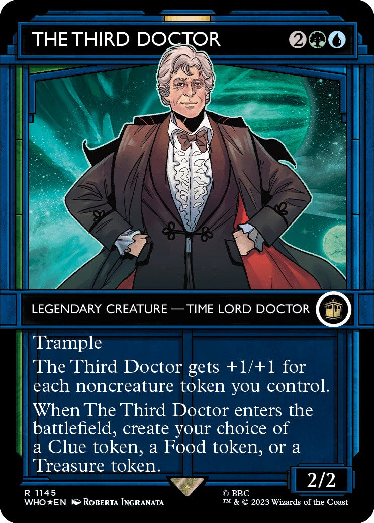 The Third Doctor (Showcase) (Surge Foil) [Doctor Who] | Jomio and Rueliete's Cards and Comics