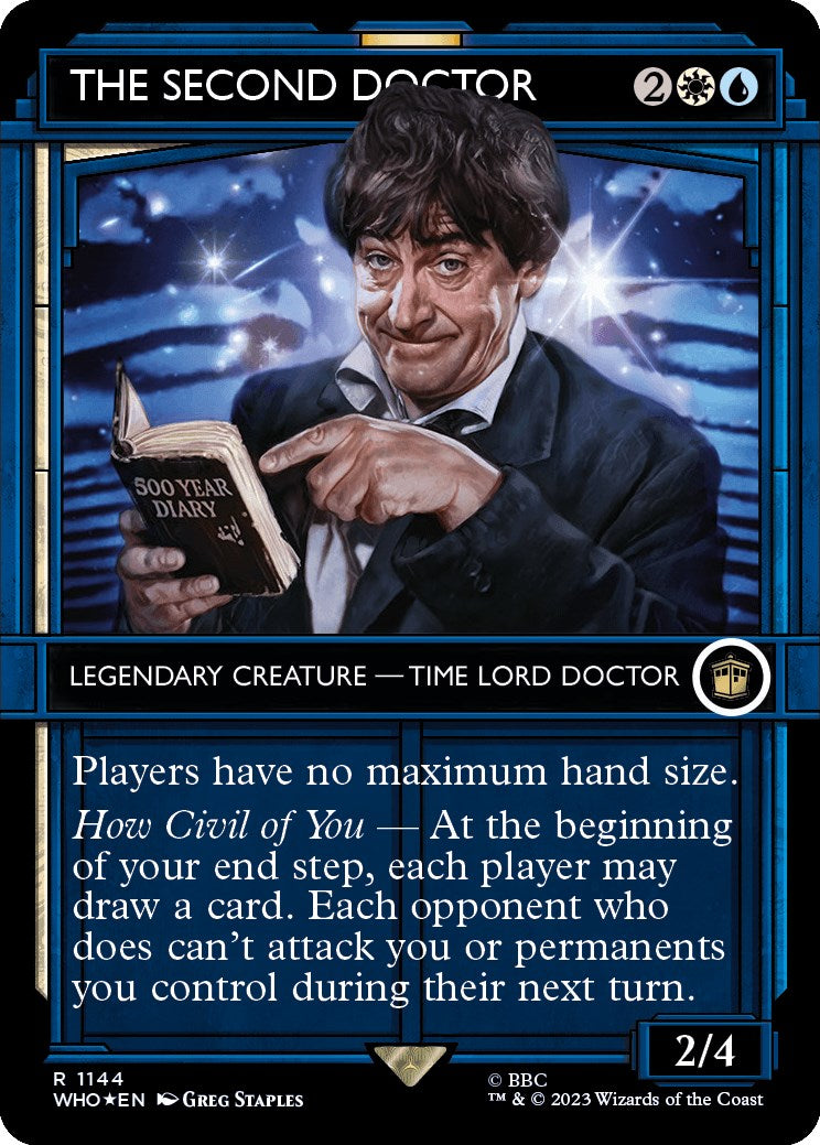 The Second Doctor (Showcase) (Surge Foil) [Doctor Who] | Jomio and Rueliete's Cards and Comics