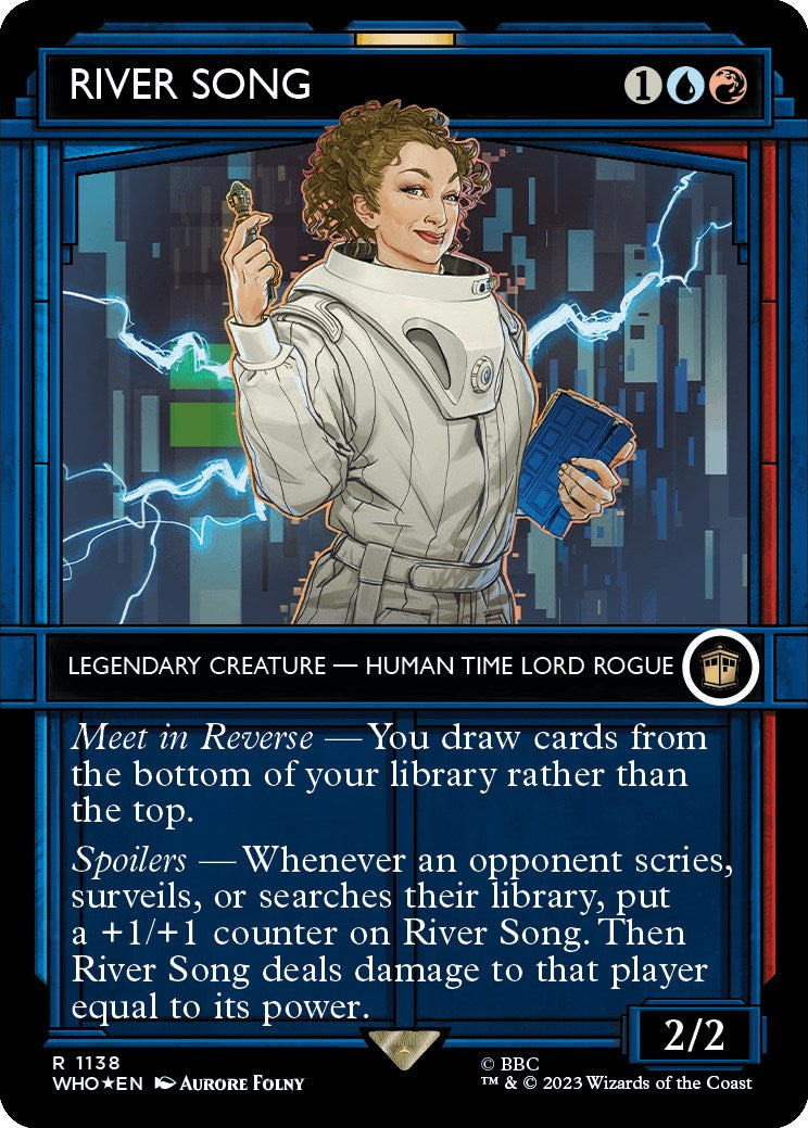 RIVER SONG (Showcase) (Surge Foil) [Doctor Who] | Jomio and Rueliete's Cards and Comics