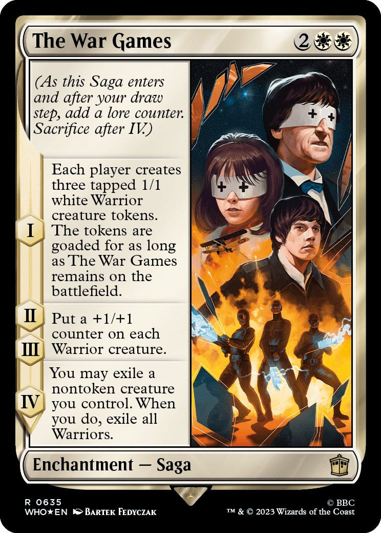 The War Games (Surge Foil) [Doctor Who] | Jomio and Rueliete's Cards and Comics