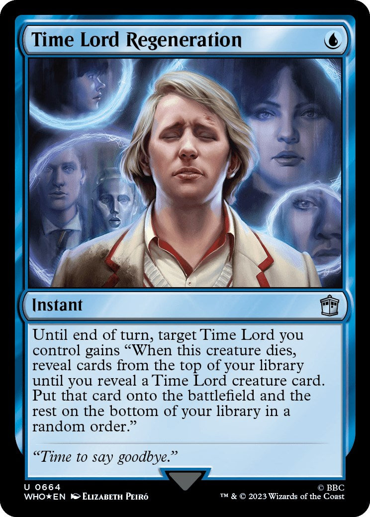Time Lord Regeneration (Surge Foil) [Doctor Who] | Jomio and Rueliete's Cards and Comics