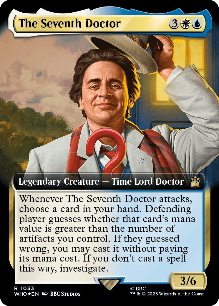 The Seventh Doctor (Extended Art) (Surge Foil) [Doctor Who] | Jomio and Rueliete's Cards and Comics