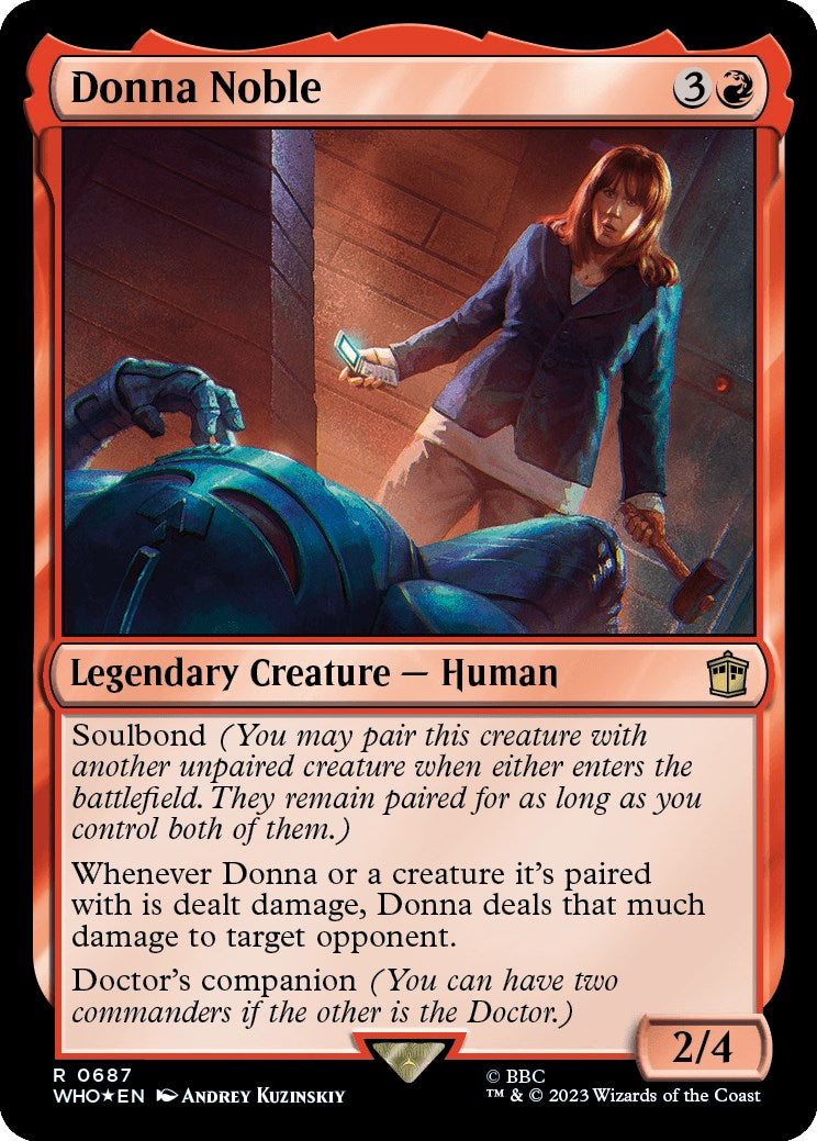Donna Noble (Surge Foil) [Doctor Who] | Jomio and Rueliete's Cards and Comics