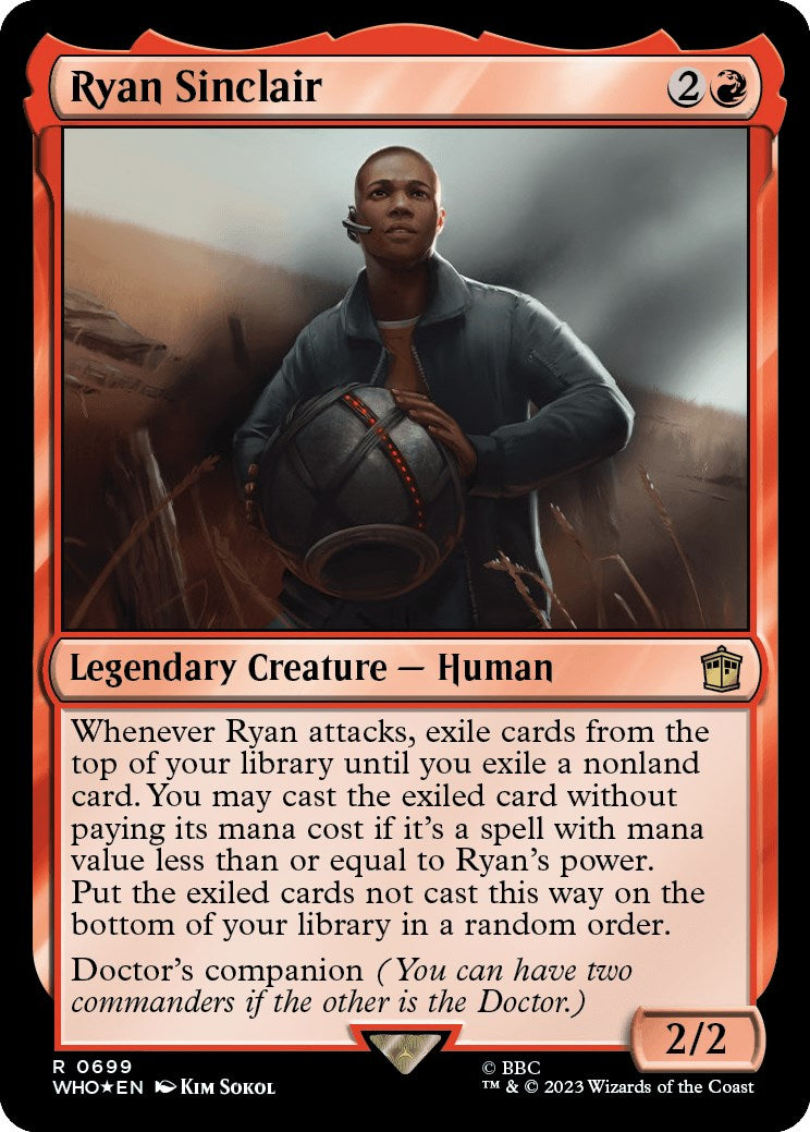 Ryan Sinclair (Surge Foil) [Doctor Who] | Jomio and Rueliete's Cards and Comics