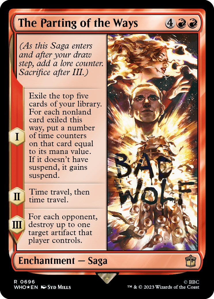 The Parting of the Ways (Surge Foil) [Doctor Who] | Jomio and Rueliete's Cards and Comics