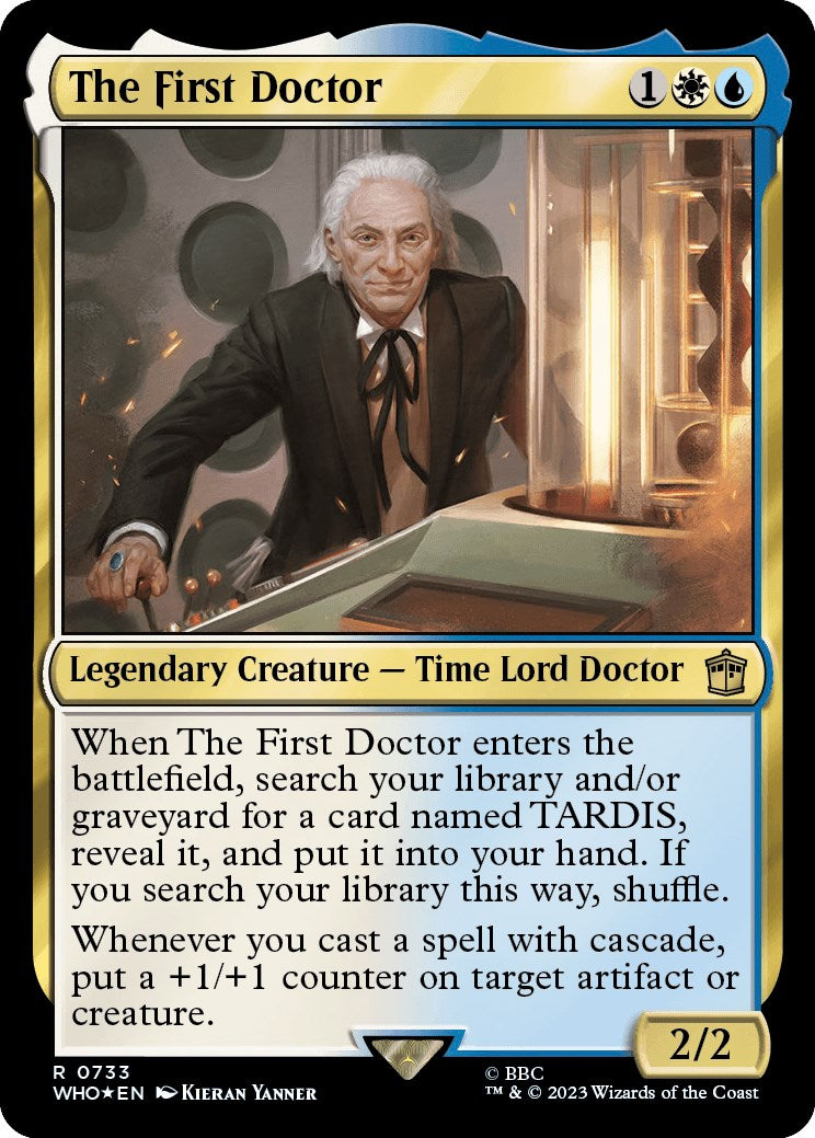 The First Doctor (Surge Foil) [Doctor Who] | Jomio and Rueliete's Cards and Comics