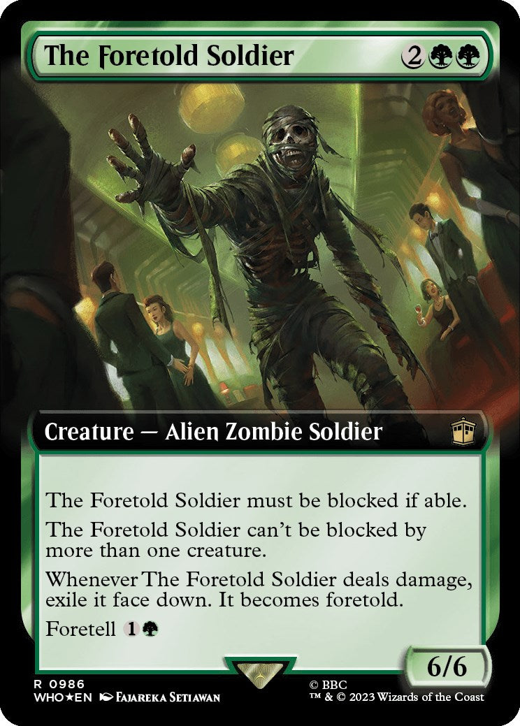 The Foretold Soldier (Extended Art) (Surge Foil) [Doctor Who] | Jomio and Rueliete's Cards and Comics