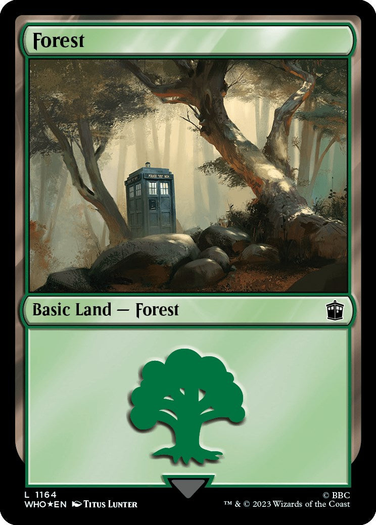 Forest (1164) (Surge Foil) [Doctor Who] | Jomio and Rueliete's Cards and Comics