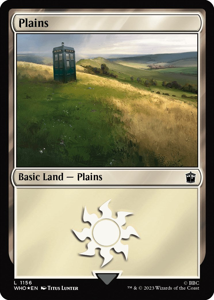 Plains (1156) (Surge Foil) [Doctor Who] | Jomio and Rueliete's Cards and Comics
