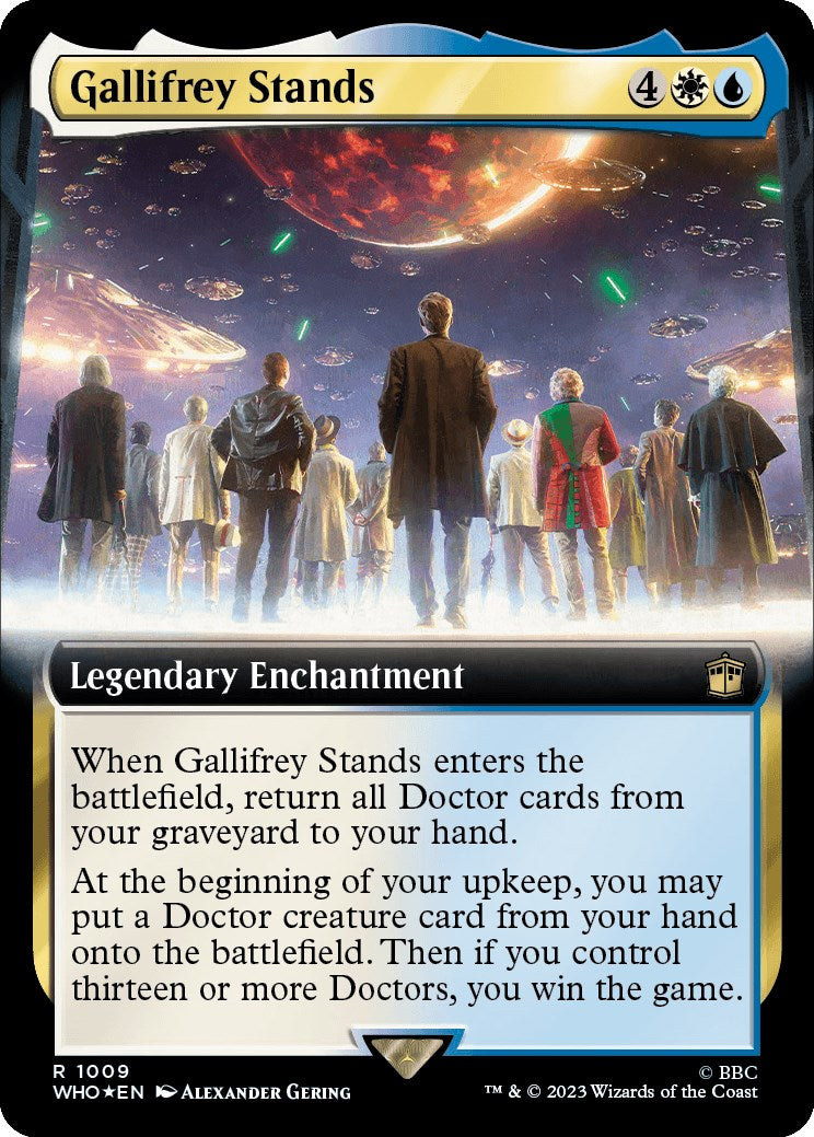Gallifrey Stands (Extended Art) (Surge Foil) [Doctor Who] | Jomio and Rueliete's Cards and Comics
