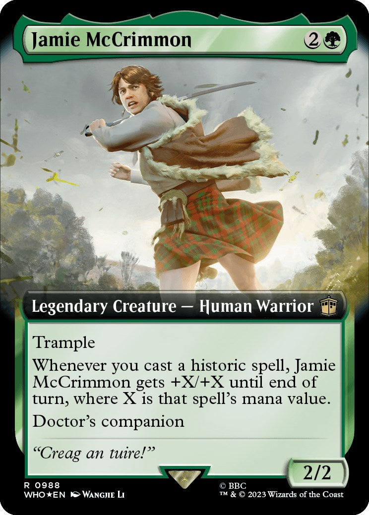 Jamie McCrimmon (Extended Art) (Surge Foil) [Doctor Who] | Jomio and Rueliete's Cards and Comics