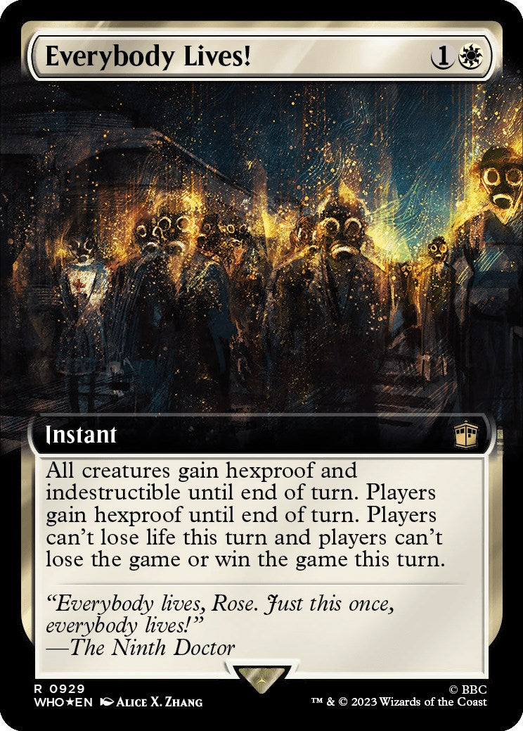 Everybody Lives! (Extended Art) (Surge Foil) [Doctor Who] | Jomio and Rueliete's Cards and Comics