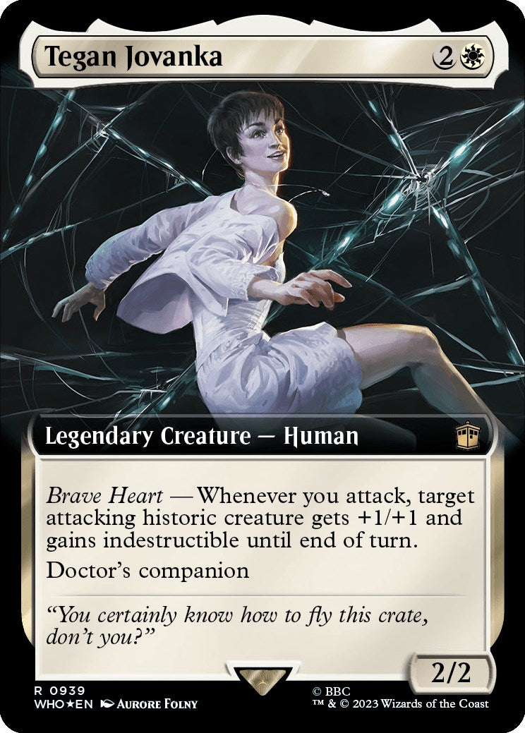 Tegan Jovanka (Extended Art) (Surge Foil) [Doctor Who] | Jomio and Rueliete's Cards and Comics