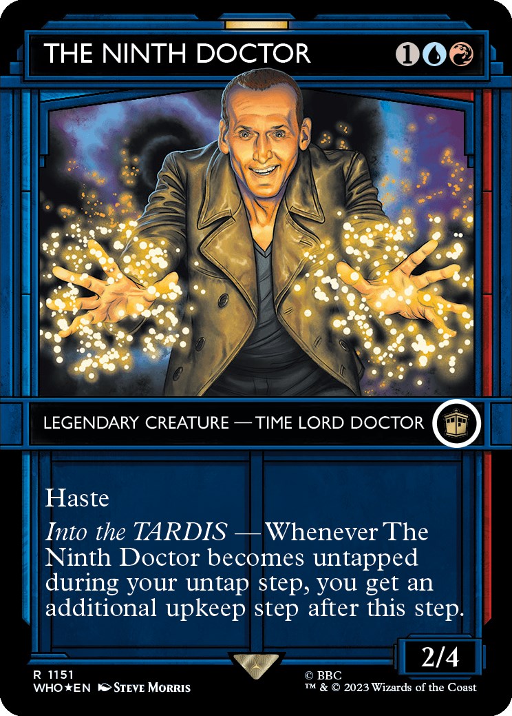 The Ninth Doctor (Showcase) (Surge Foil) [Doctor Who] | Jomio and Rueliete's Cards and Comics