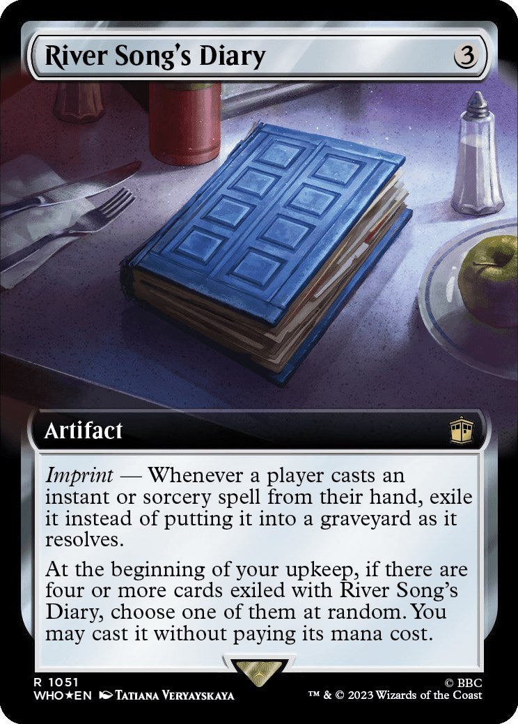 River Song's Diary (Extended Art) (Surge Foil) [Doctor Who] | Jomio and Rueliete's Cards and Comics