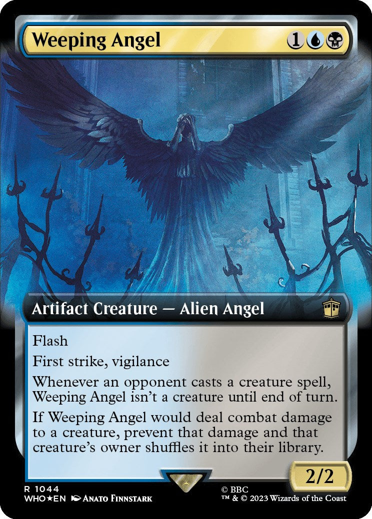 Weeping Angel (Extended Art) (Surge Foil) [Doctor Who] | Jomio and Rueliete's Cards and Comics
