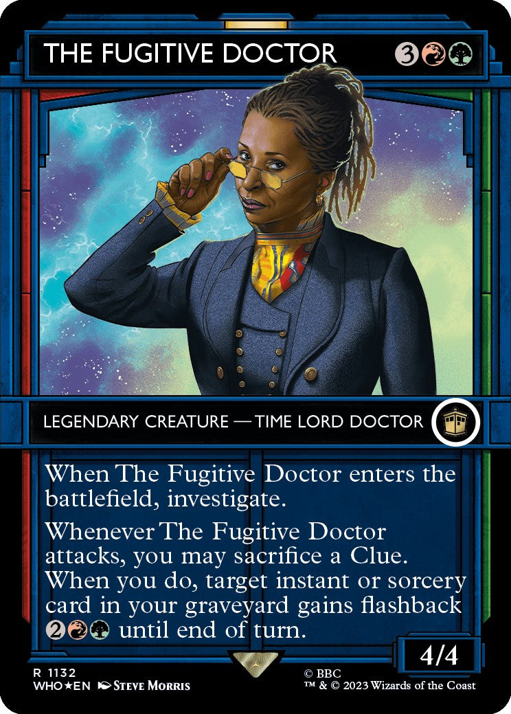 The Fugitive Doctor (Showcase) (Surge Foil) [Doctor Who] | Jomio and Rueliete's Cards and Comics