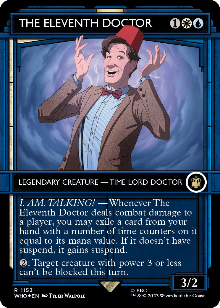 The Eleventh Doctor (Showcase) (Surge Foil) [Doctor Who] | Jomio and Rueliete's Cards and Comics