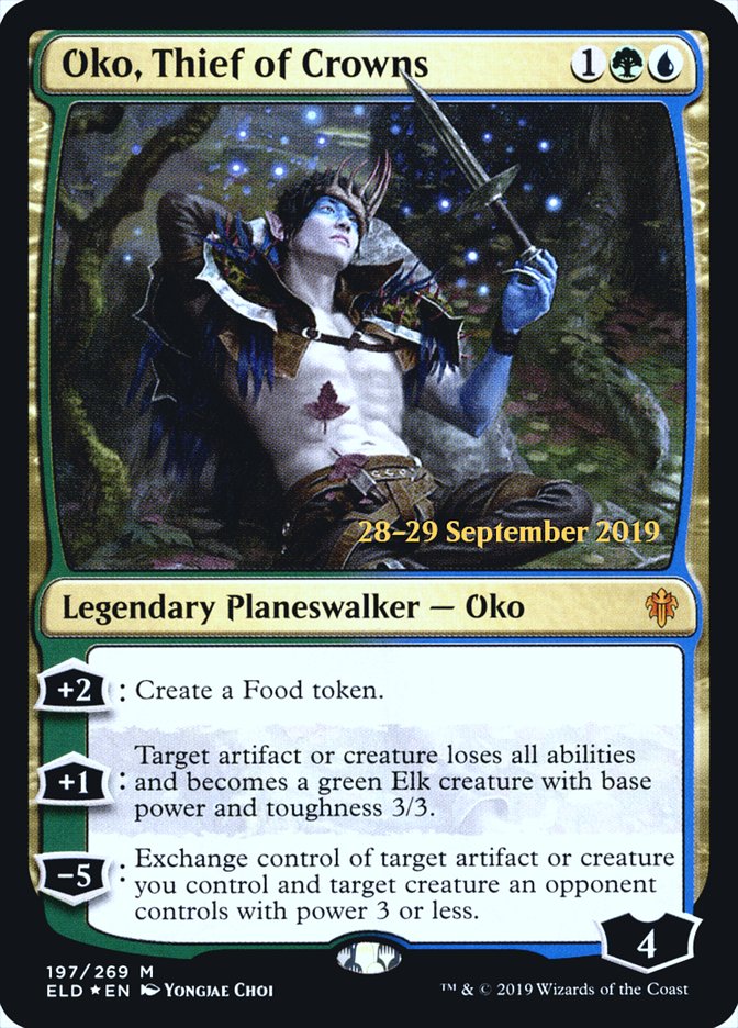 Oko, Thief of Crowns [Throne of Eldraine Prerelease Promos] | Jomio and Rueliete's Cards and Comics