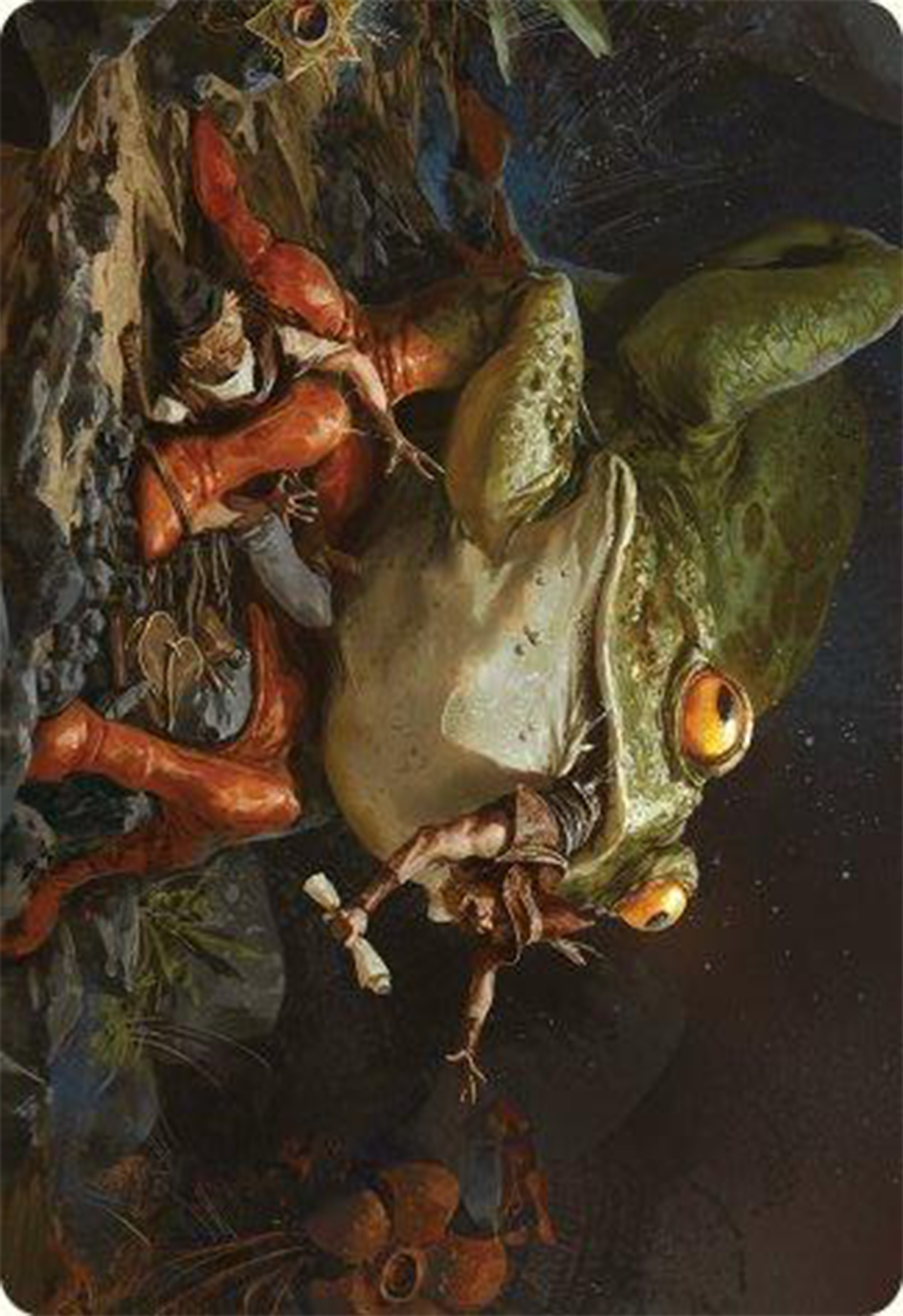 Rampant Frogantua Art Card [Modern Horizons 3 Art Series] | Jomio and Rueliete's Cards and Comics