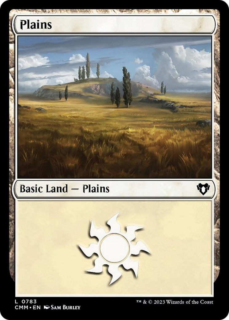 Plains (783) [Commander Masters] | Jomio and Rueliete's Cards and Comics