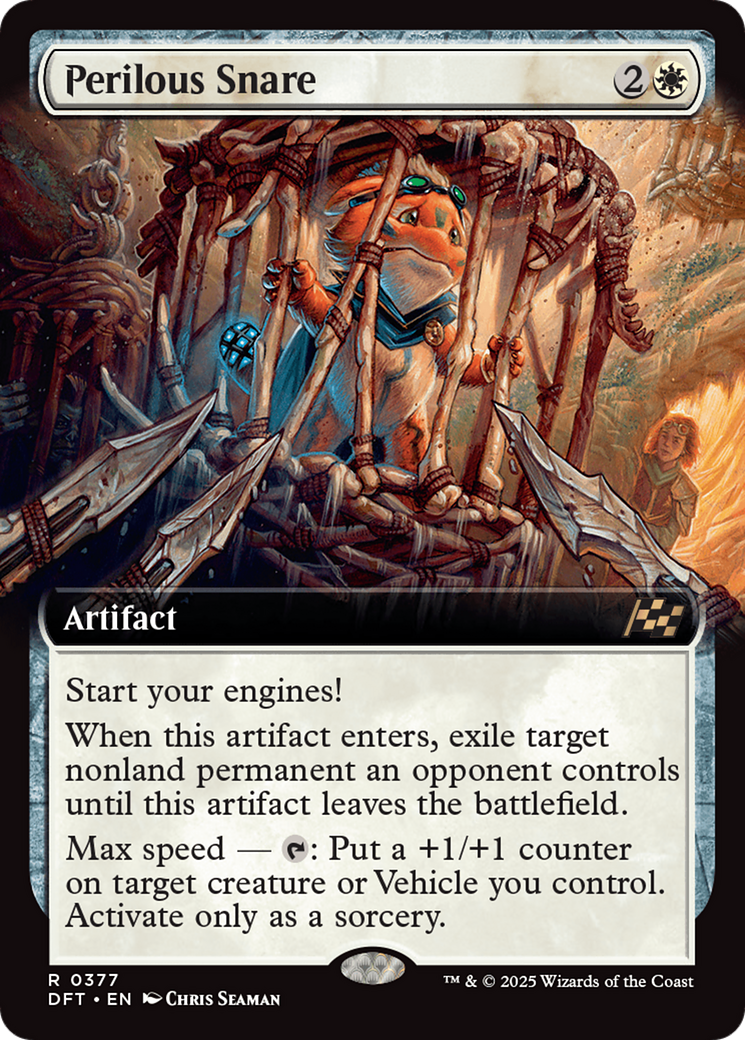 Perilous Snare (Extended Art) [Aetherdrift] | Jomio and Rueliete's Cards and Comics