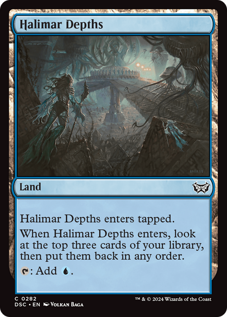 Halimar Depths [Duskmourn: House of Horror Commander] | Jomio and Rueliete's Cards and Comics
