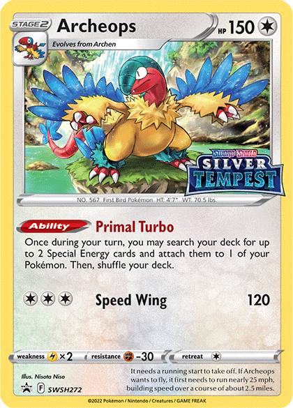 Archeops (SWSH272) (Prerelease) [Sword & Shield: Black Star Promos] | Jomio and Rueliete's Cards and Comics