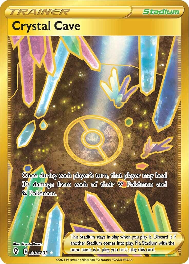 Crystal Cave (230/203) [Sword & Shield: Evolving Skies] | Jomio and Rueliete's Cards and Comics