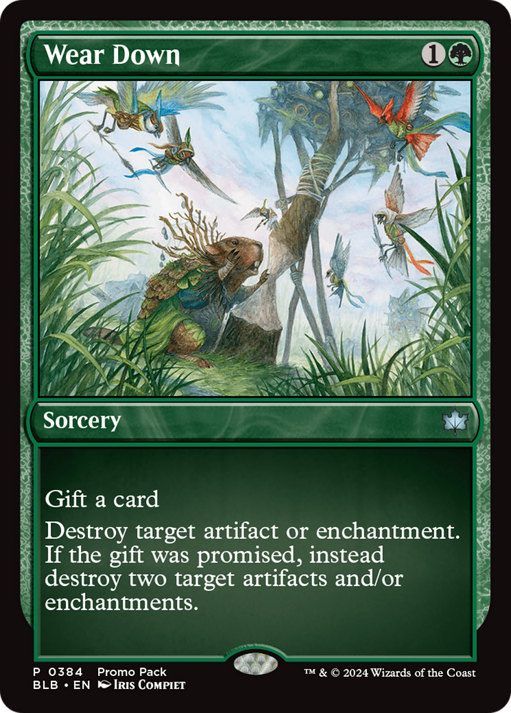 Wear Down [Bloomburrow Promos] | Jomio and Rueliete's Cards and Comics