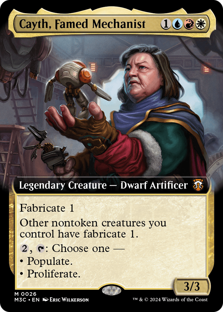 Cayth, Famed Mechanist (Extended Art) [Modern Horizons 3 Commander] | Jomio and Rueliete's Cards and Comics