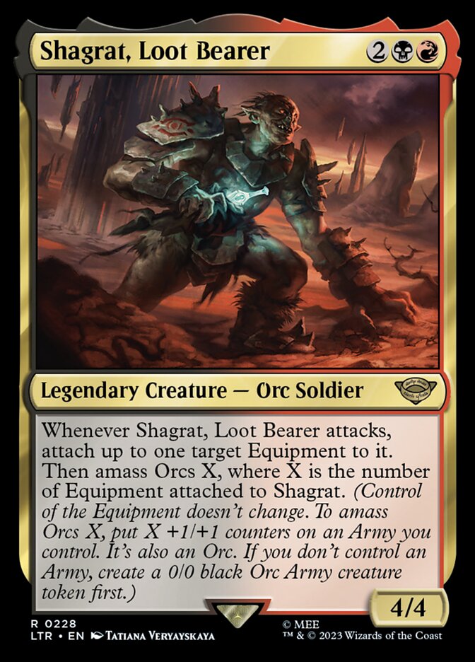 Shagrat, Loot Bearer [The Lord of the Rings: Tales of Middle-Earth] | Jomio and Rueliete's Cards and Comics