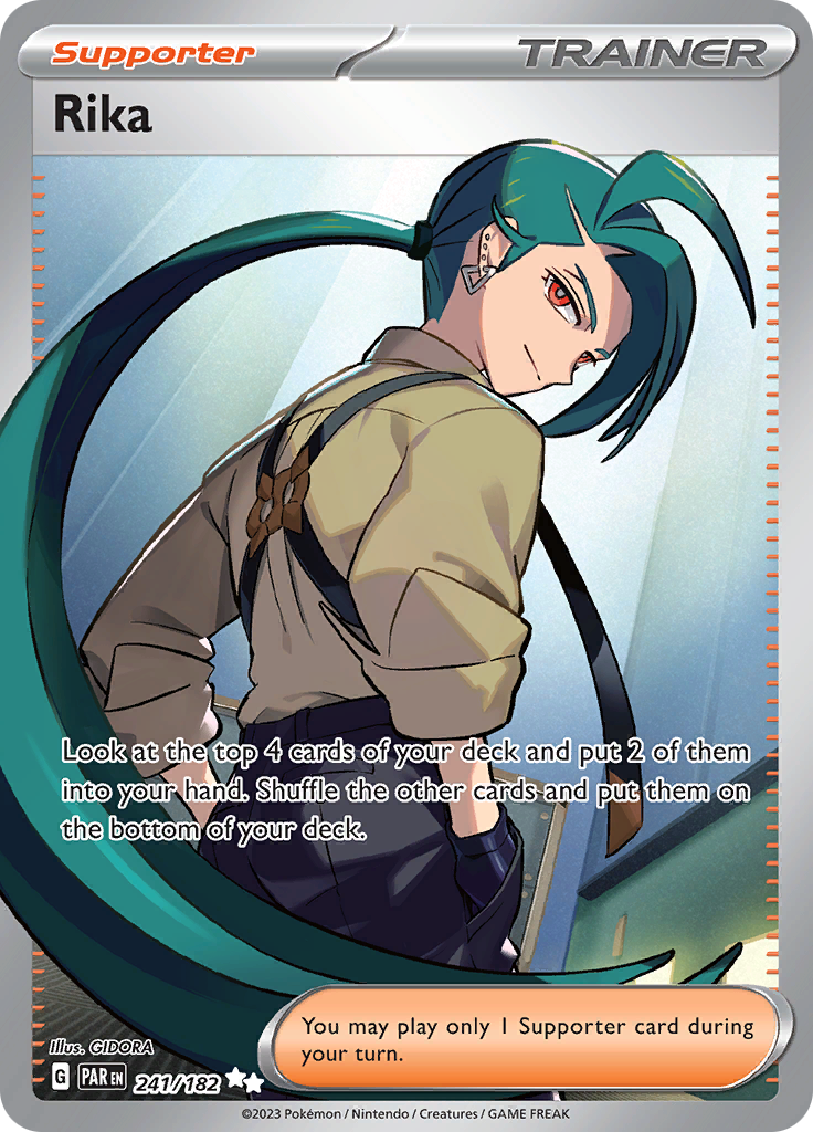 Rika (241/182) [Scarlet & Violet: Paradox Rift] | Jomio and Rueliete's Cards and Comics