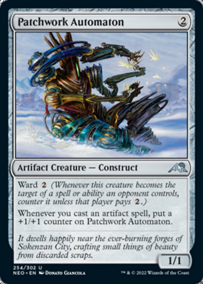Patchwork Automaton [Kamigawa: Neon Dynasty] | Jomio and Rueliete's Cards and Comics