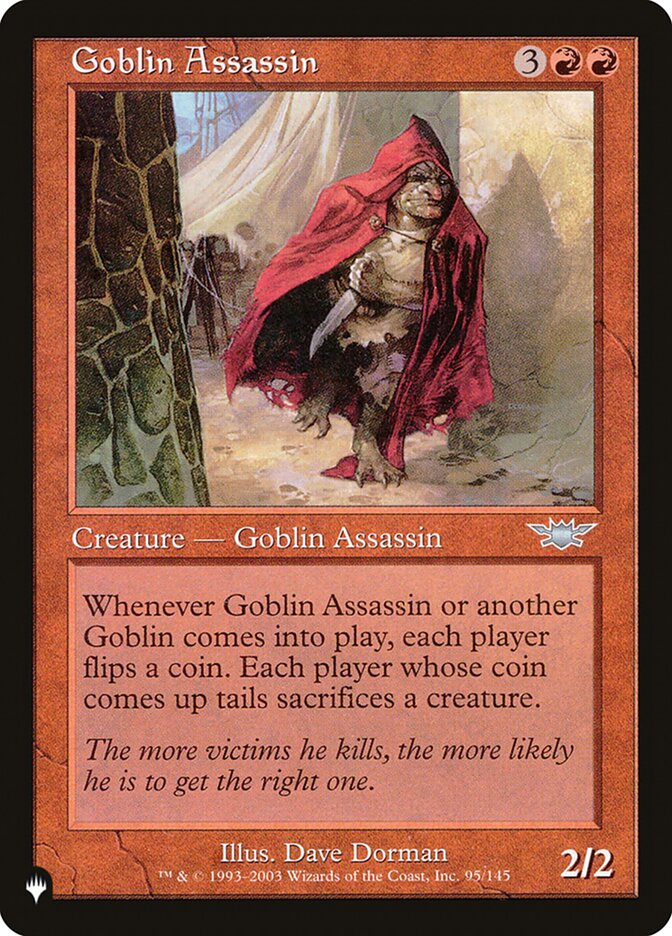 Goblin Assassin [The List] | Jomio and Rueliete's Cards and Comics