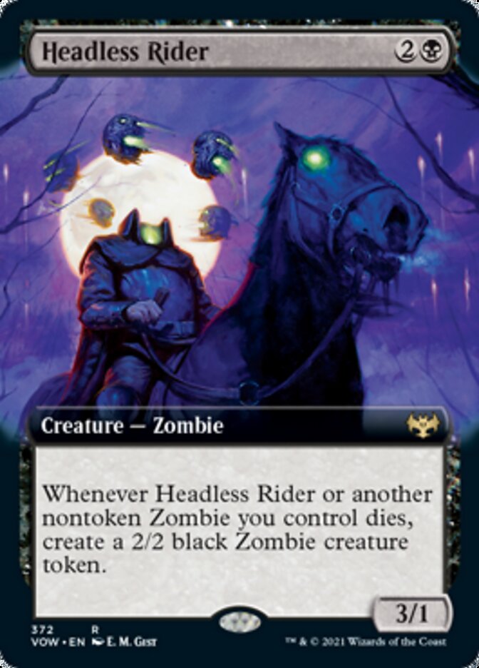 Headless Rider (Extended Art) [Innistrad: Crimson Vow] | Jomio and Rueliete's Cards and Comics