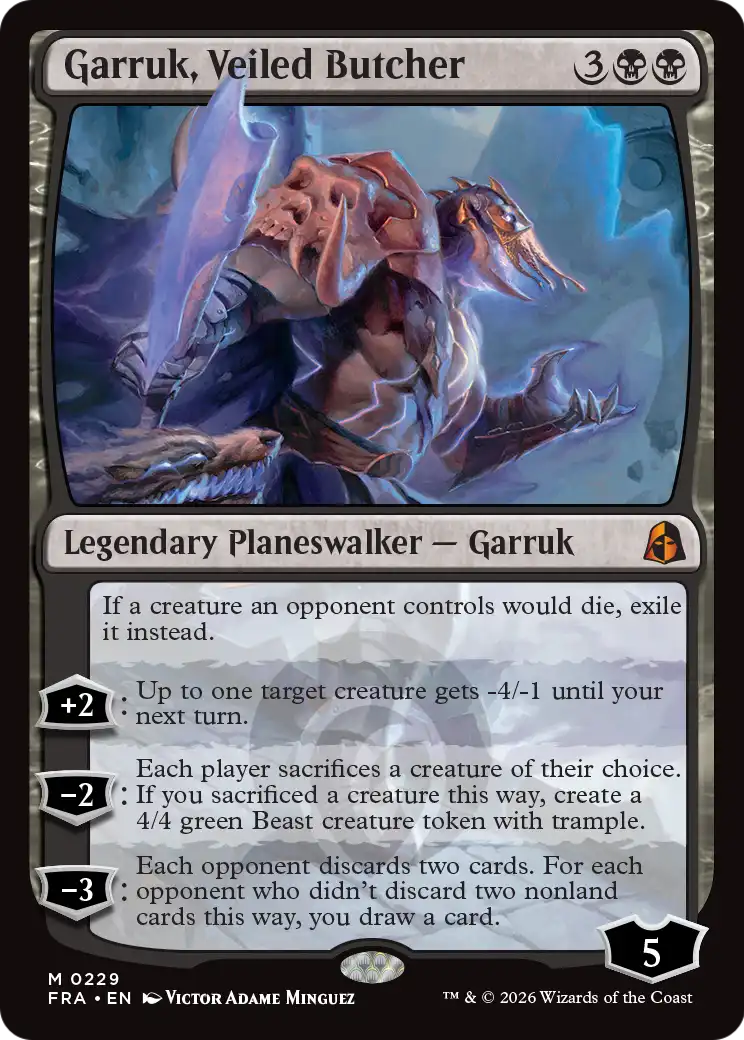 Garruk, Veiled Butcher [Reality Fracture] | Jomio and Rueliete's Cards and Comics