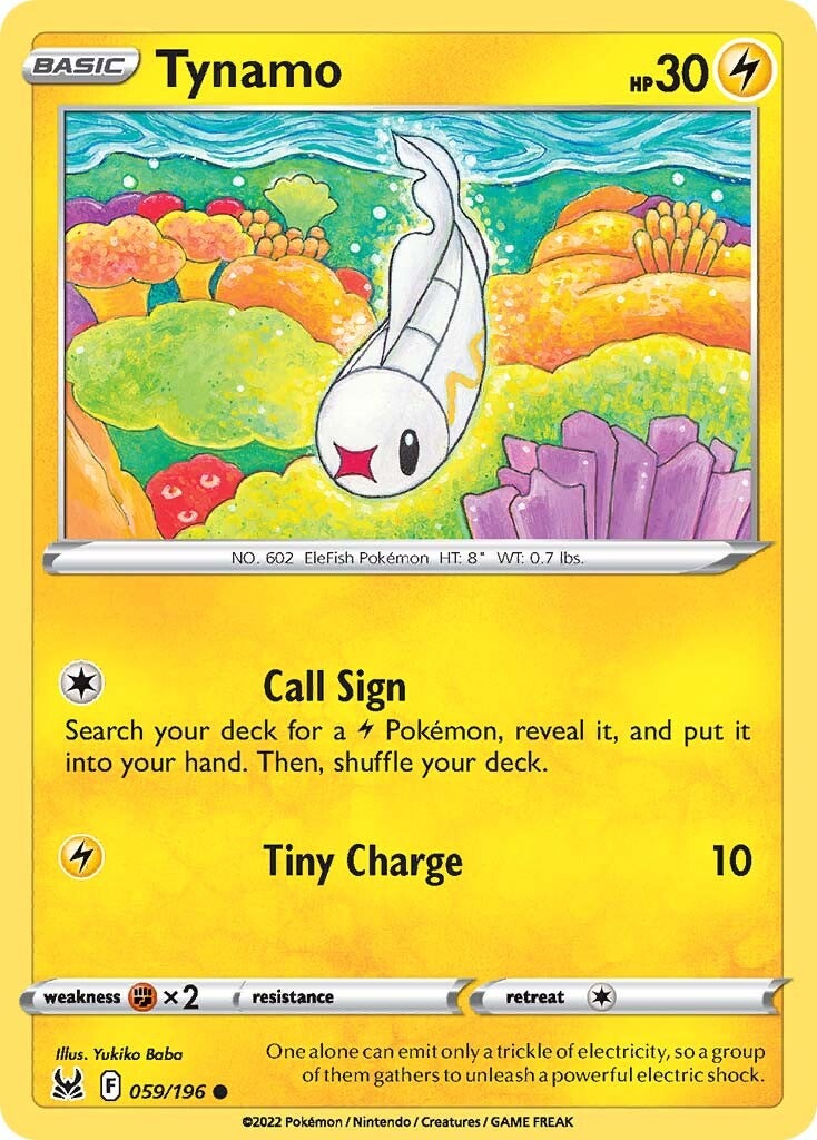 Tynamo (059/196) [Sword & Shield: Lost Origin] | Jomio and Rueliete's Cards and Comics