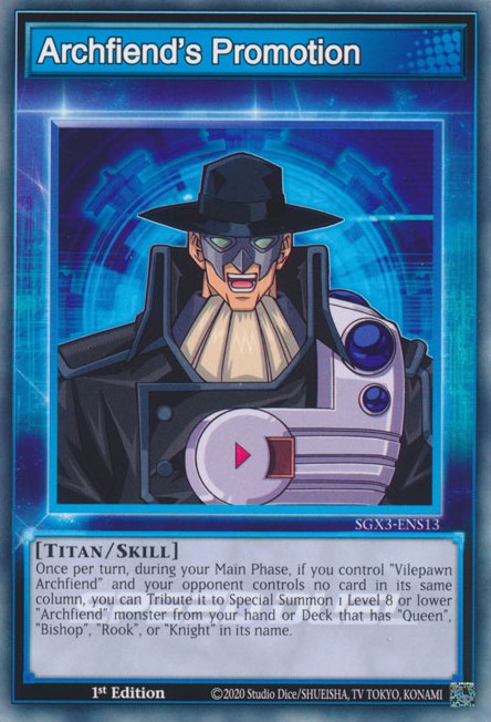 Archfiend's Promotion [SGX3-ENS13] Common | Jomio and Rueliete's Cards and Comics