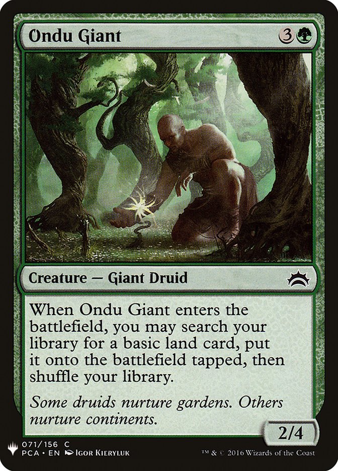 Ondu Giant [Mystery Booster] | Jomio and Rueliete's Cards and Comics