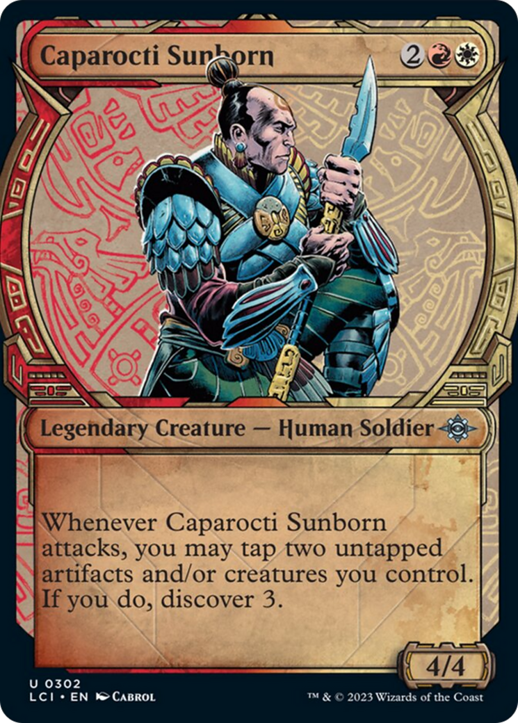 Caparocti Sunborn (Showcase) [The Lost Caverns of Ixalan] | Jomio and Rueliete's Cards and Comics