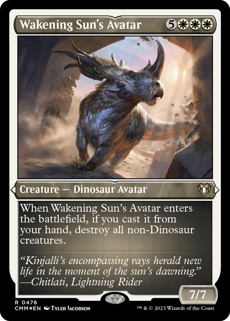 Wakening Sun's Avatar (Foil Etched) [Commander Masters] | Jomio and Rueliete's Cards and Comics