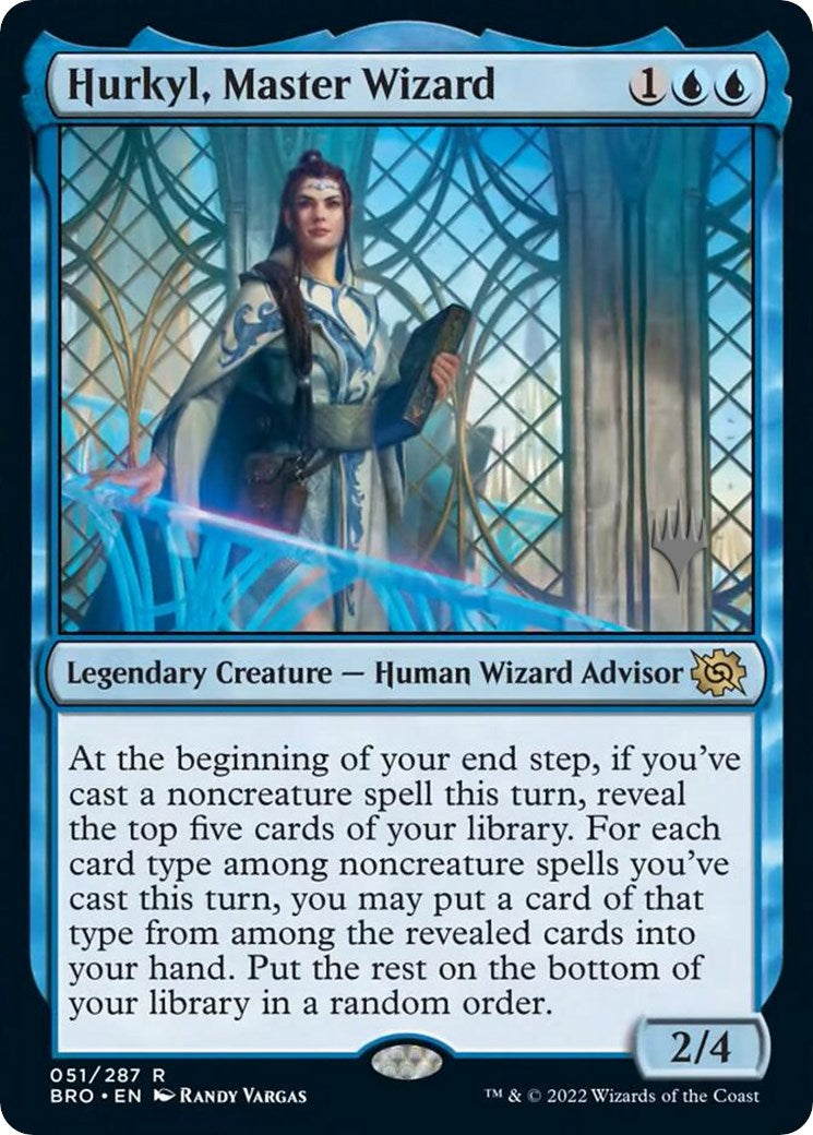 Hurkyl, Master Wizard (Promo Pack) [The Brothers' War Promos] | Jomio and Rueliete's Cards and Comics