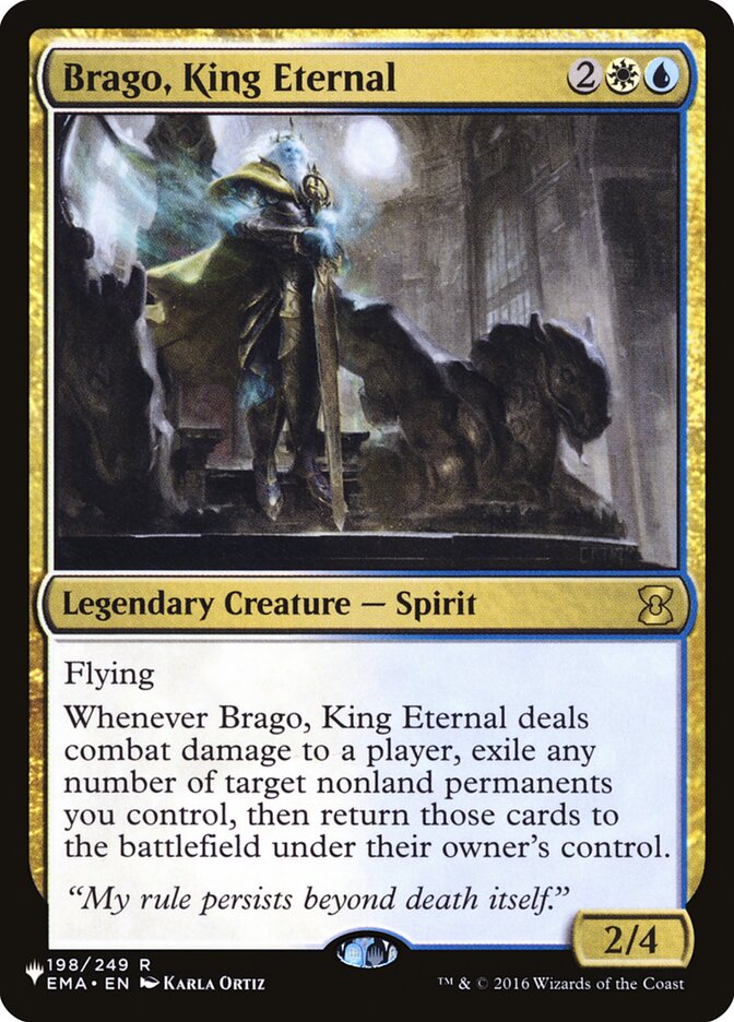 Brago, King Eternal [The List] | Jomio and Rueliete's Cards and Comics