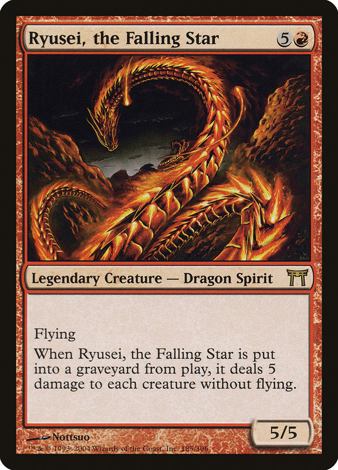Ryusei, the Falling Star [Champions of Kamigawa] | Jomio and Rueliete's Cards and Comics