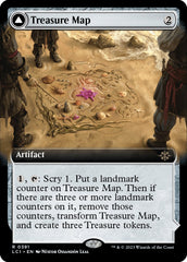 Treasure Map // Treasure Cove (Extended Art) [The Lost Caverns of Ixalan] | Jomio and Rueliete's Cards and Comics