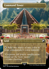 Command Tower // Command Tower (Borderless) [Jurassic World Collection] | Jomio and Rueliete's Cards and Comics
